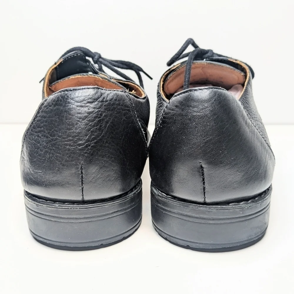 Sandro Moscoloni Black Leather Dress Shoes Men's Size 10.5